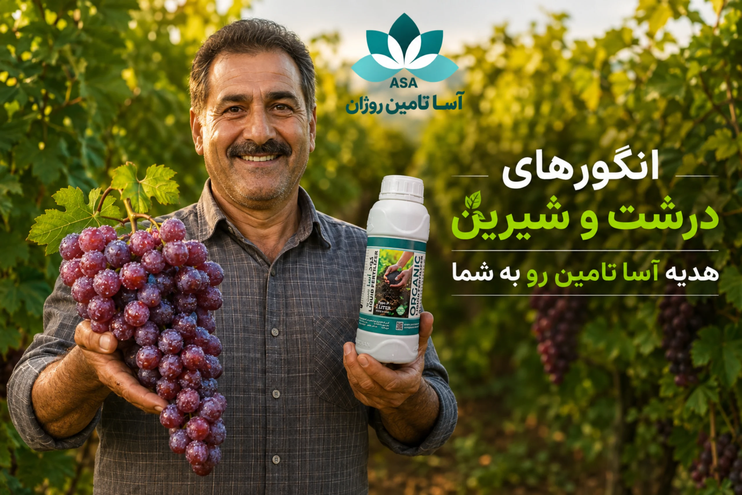 افزایش تولید و کیفیت محصول با کود مایع پتاس بالا آسا تامین رو ،