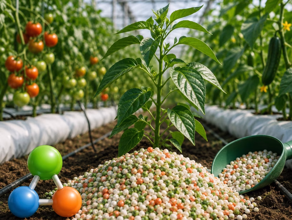 بهترین کود NPK برای گلخانه؛ راهنمای جامع مدیریت تغذیه در کشت‌های گلخانه‌ای